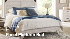 Panel Platform Bed