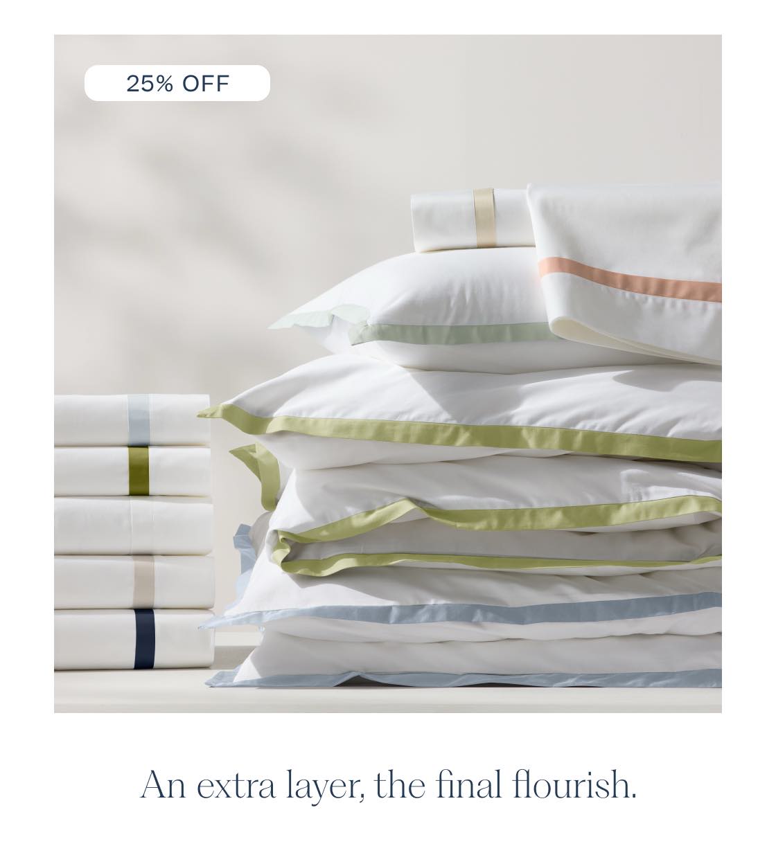 Border Frame Sateen Sheet Set