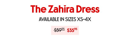 The Zahira Dress - AVAILABLE IN SIZES XS–4X