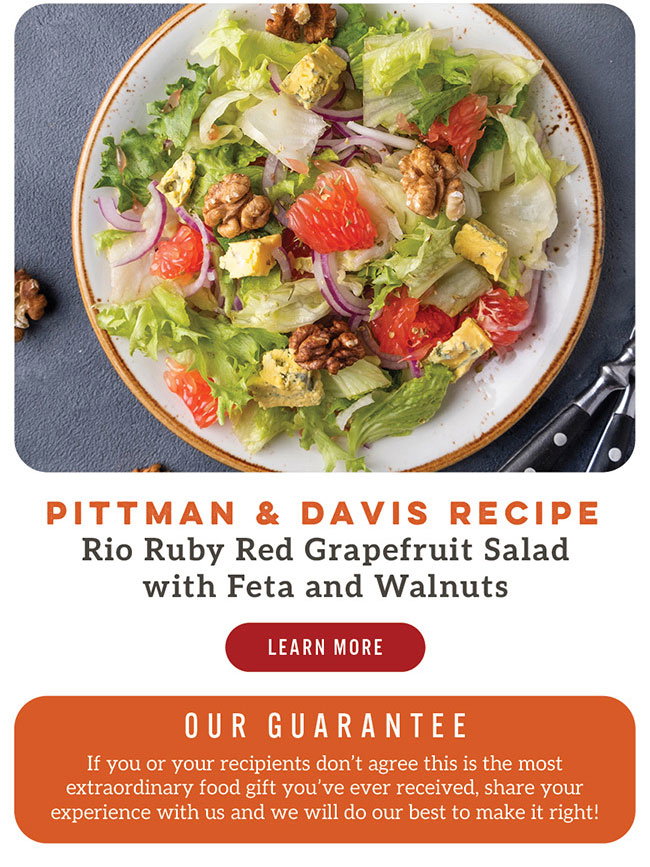 Rio Ruby Red Grapefruit Salad with Feta and Walnuts Recipe
