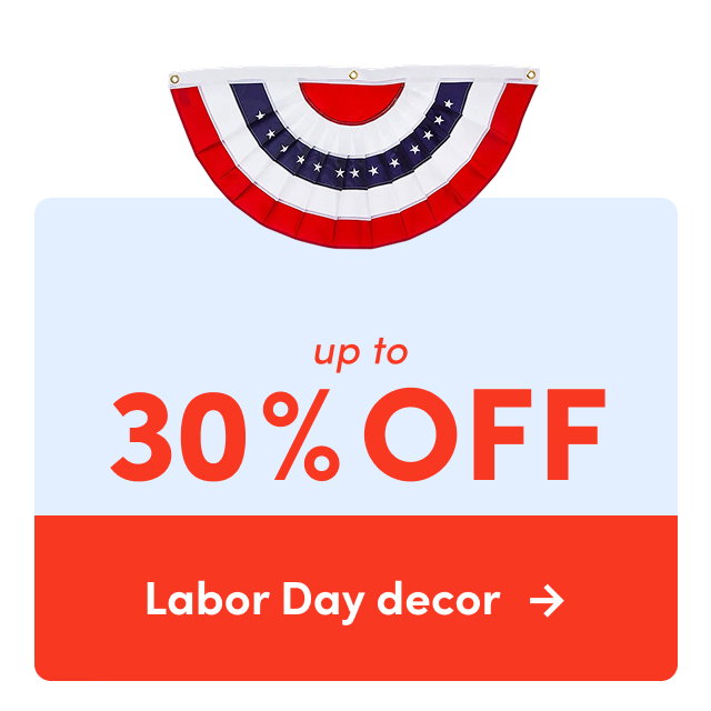 Labor Day decor clearance