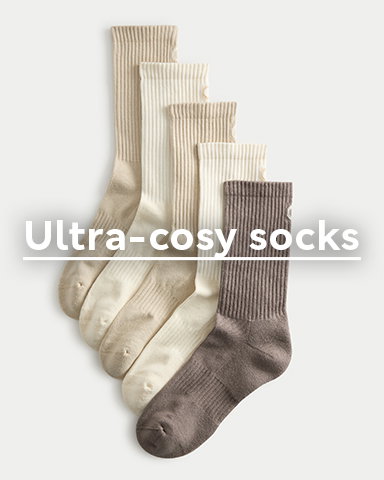 Goodmove Brown Mix 5pk Cotton Rich Cushioned Crew Socks