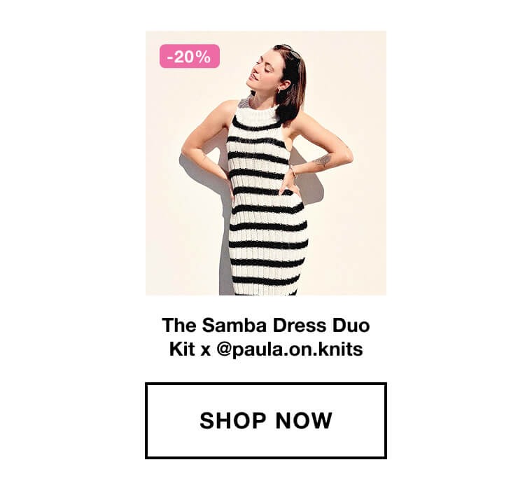 The Samba Dress Duo Kit x @paula.on.knits 1