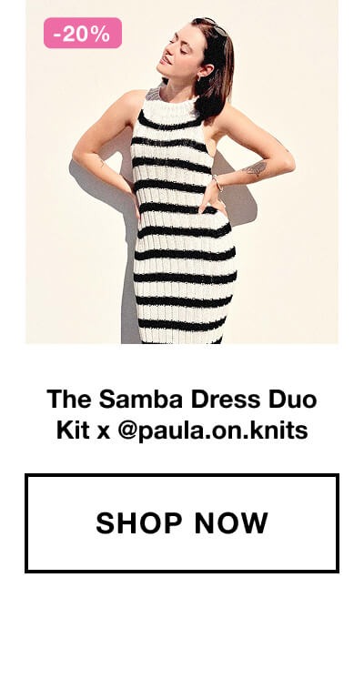 The Samba Dress Duo Kit x @paula.on.knits