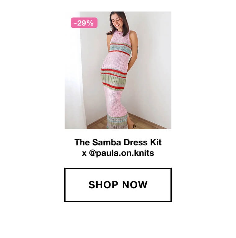The Samba Dress Kit x @paula.on.knits 1