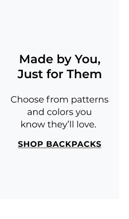 Made by You, Just for Them