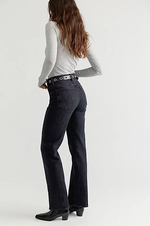 Mother The Rambler Zip Sneak Jeans