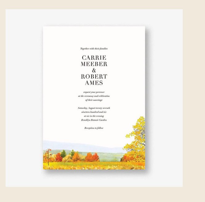 Buckhannon Wedding Invitation