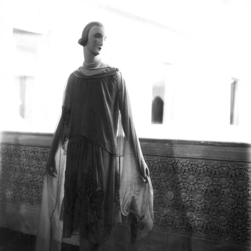 Man Ray, Mannequin on Balcony