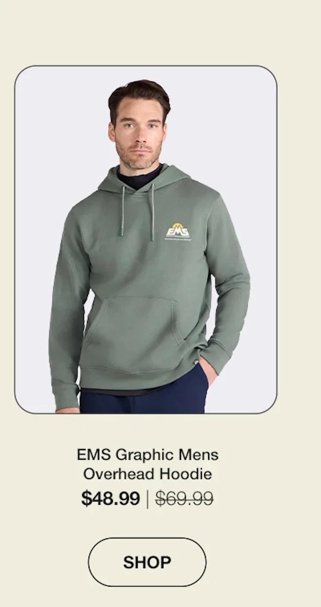 EMS Graphic Mens Overhead Hoodie