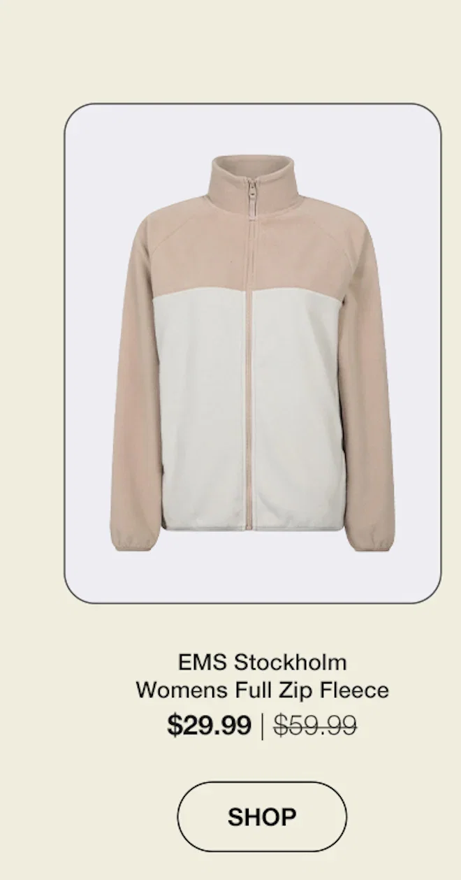 EMS Stockholm Womens Full Zip Fleece