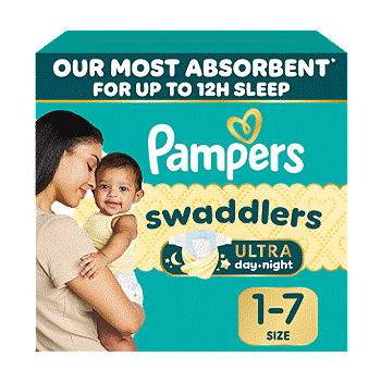 Pampers Swaddlers Ultra Diapers Sizes 1 - 7