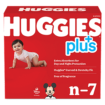 Huggies Plus Diapers Sizes N-7