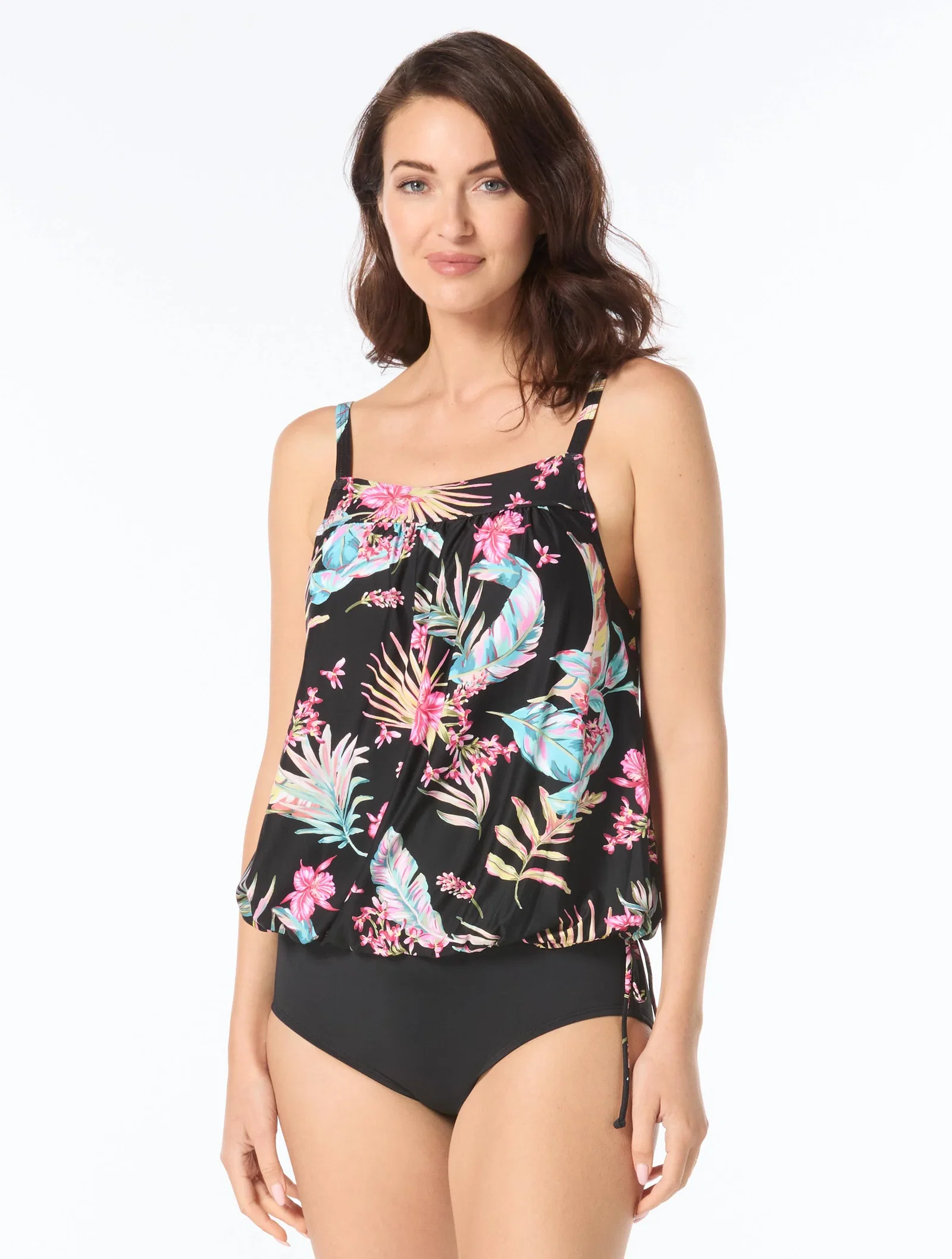 Image of Beach House Audrey Blouson Tankini Top - Endless Summer