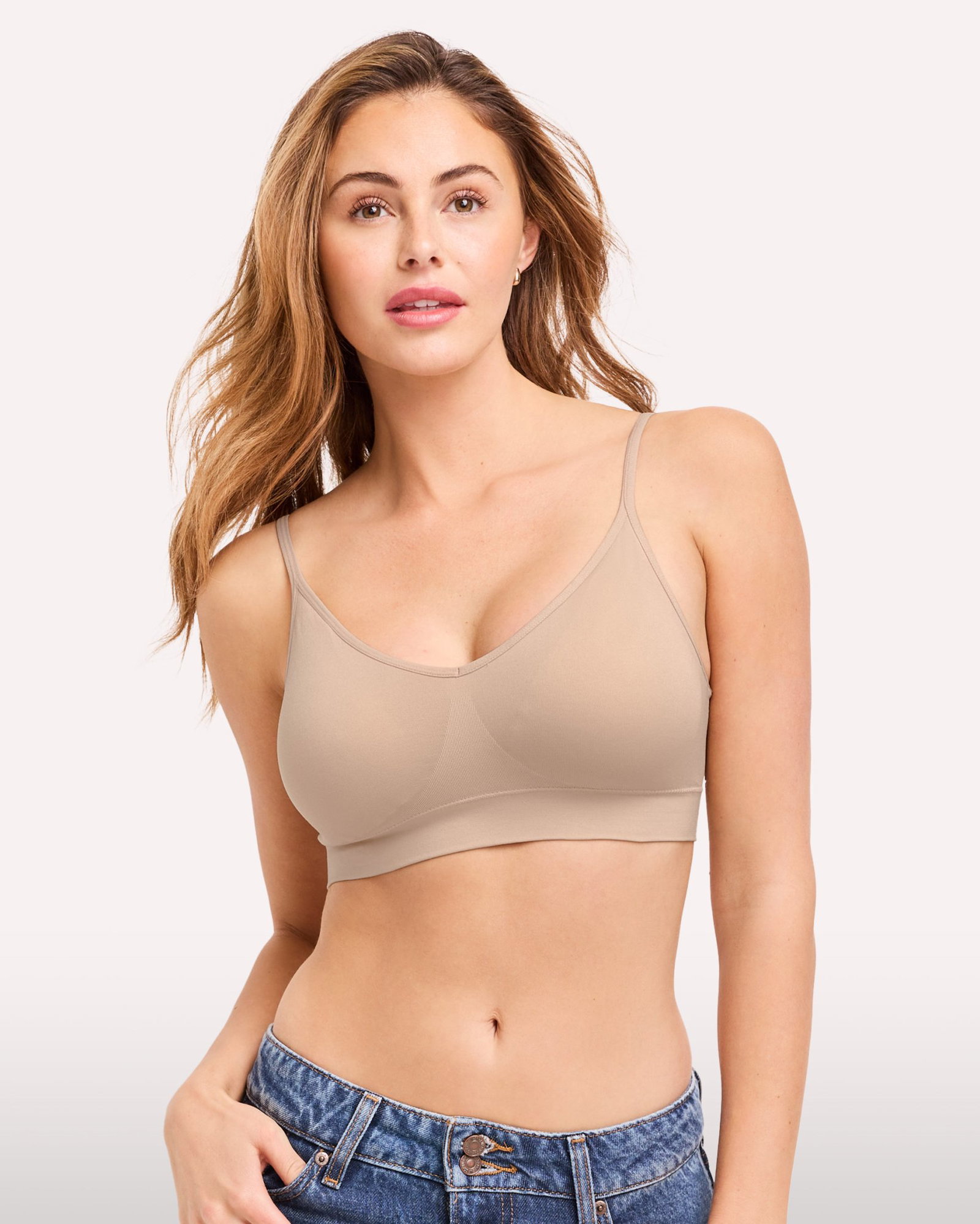 Seamfree® Stretch Cami Strap Bralette