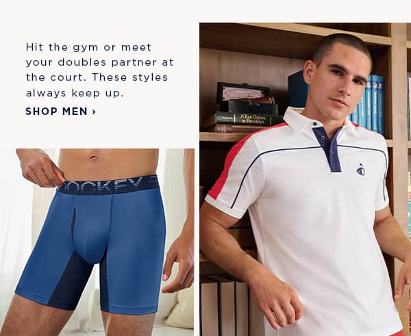 hit the gym, run an errand, and maybe head to dinner. Polished style always looks the part. / shop men