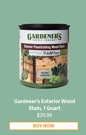 Gardener's Exterior Wood Stain, 1 Quart - $39.99 - BUY NOW
