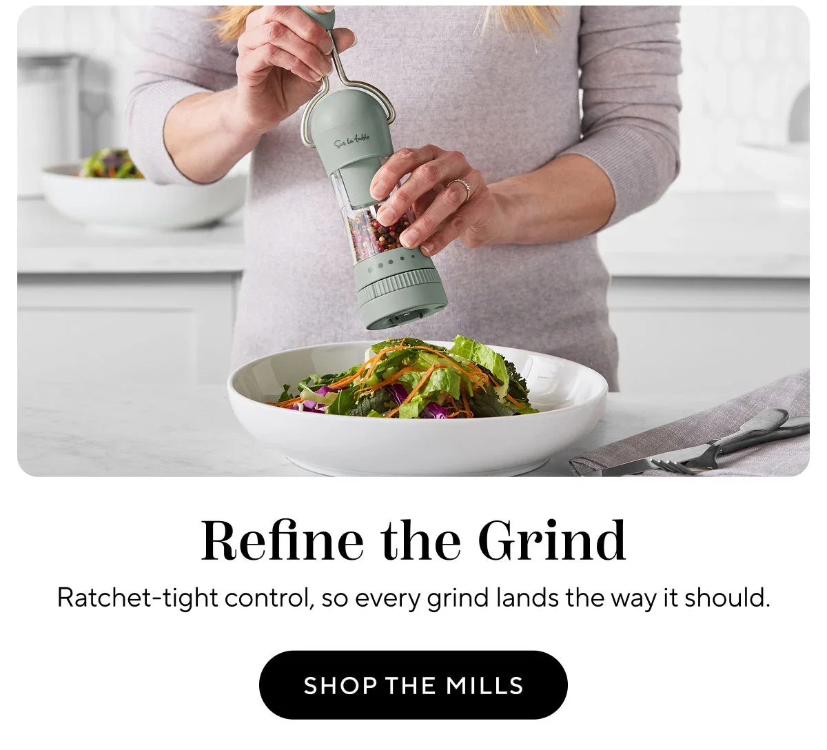 Sur la table Ratchet Mill