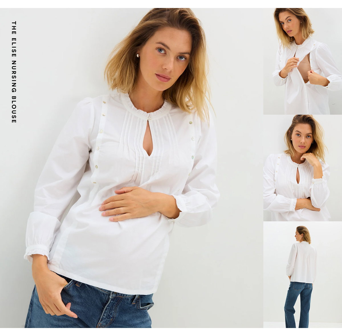 The Elise Nursing Blouse