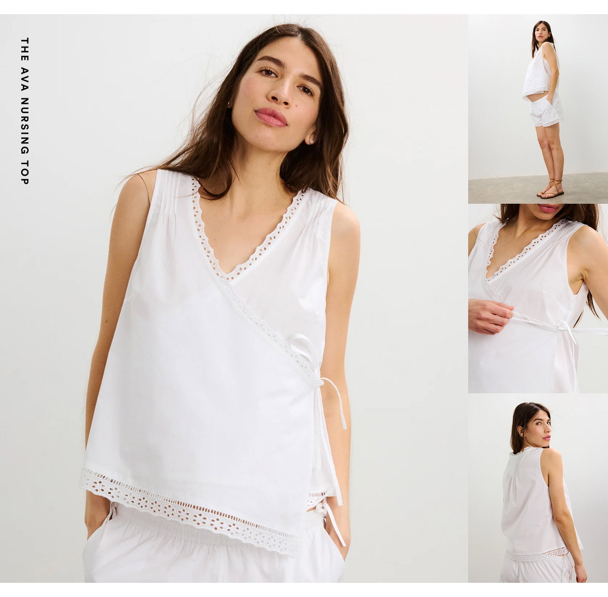 The Ava Nursing Blouse