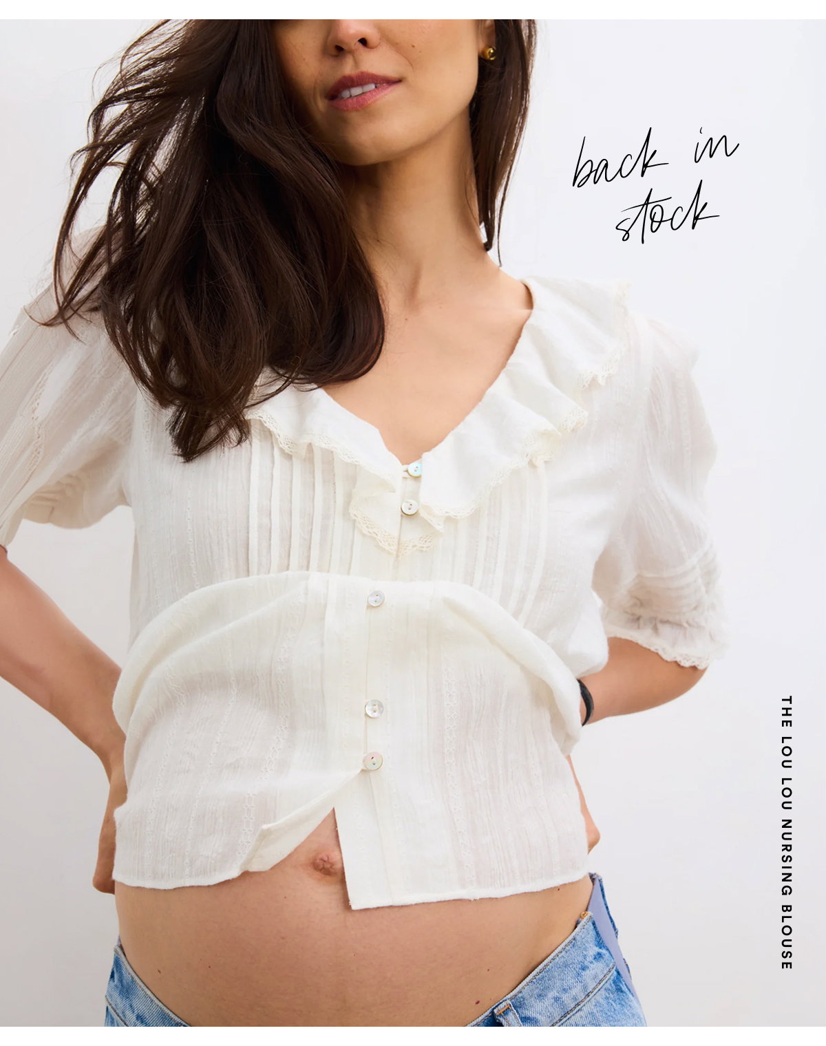 The Lou Lou Nursing Blouse