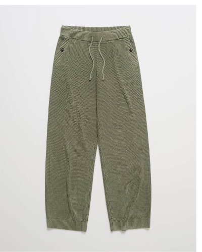 Cotton Sweater Lounge Pant - Bay Leaf