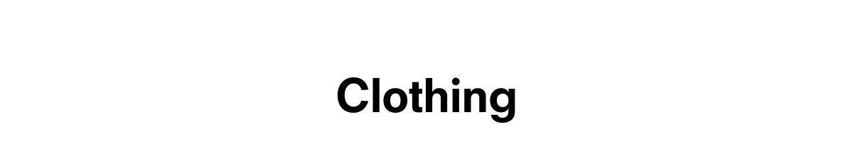 Clothing