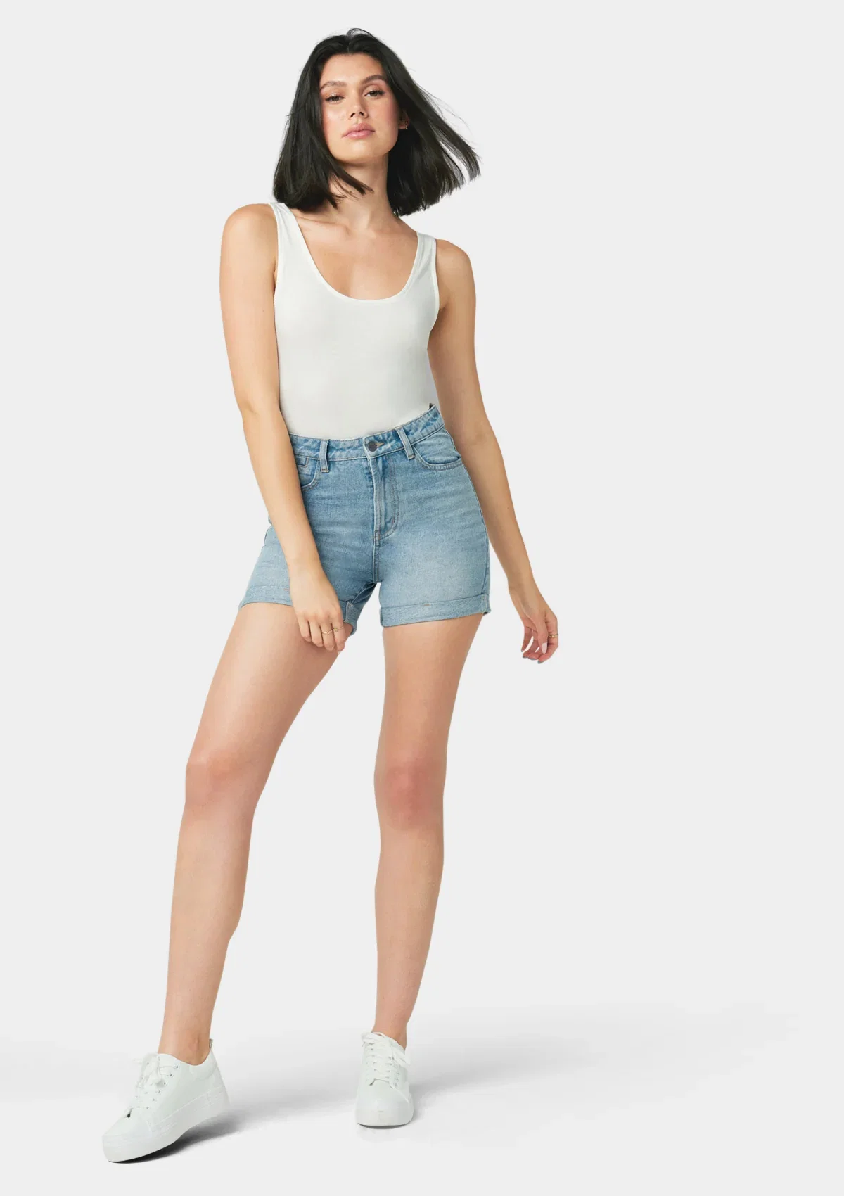 Image of Tall Sadie Denim Shorts