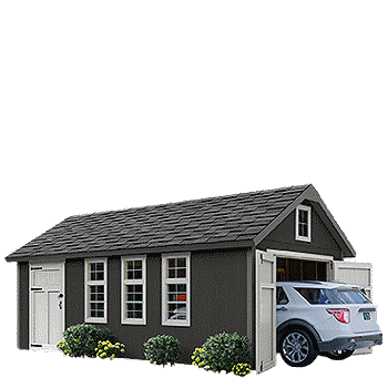 Yardline Upton 12' x 24' Wood Storage Shed
