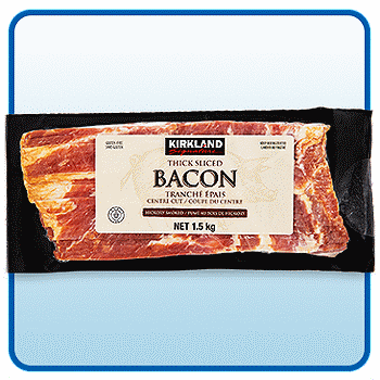 Kirkland Signature Thick Sliced Bacon, 1.5 lbs, 2-Count