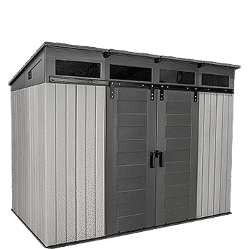 Lifetime 10' x 6.5' Barn Door Resin Outdoor Storage Shed