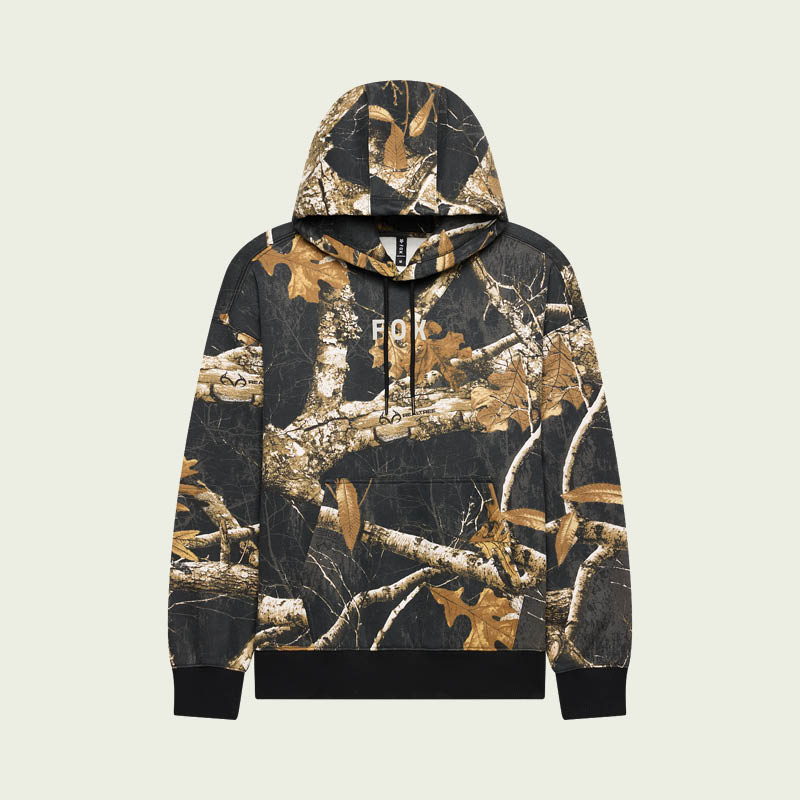 Fox Realtree Fleece Pullover Hoodie Black