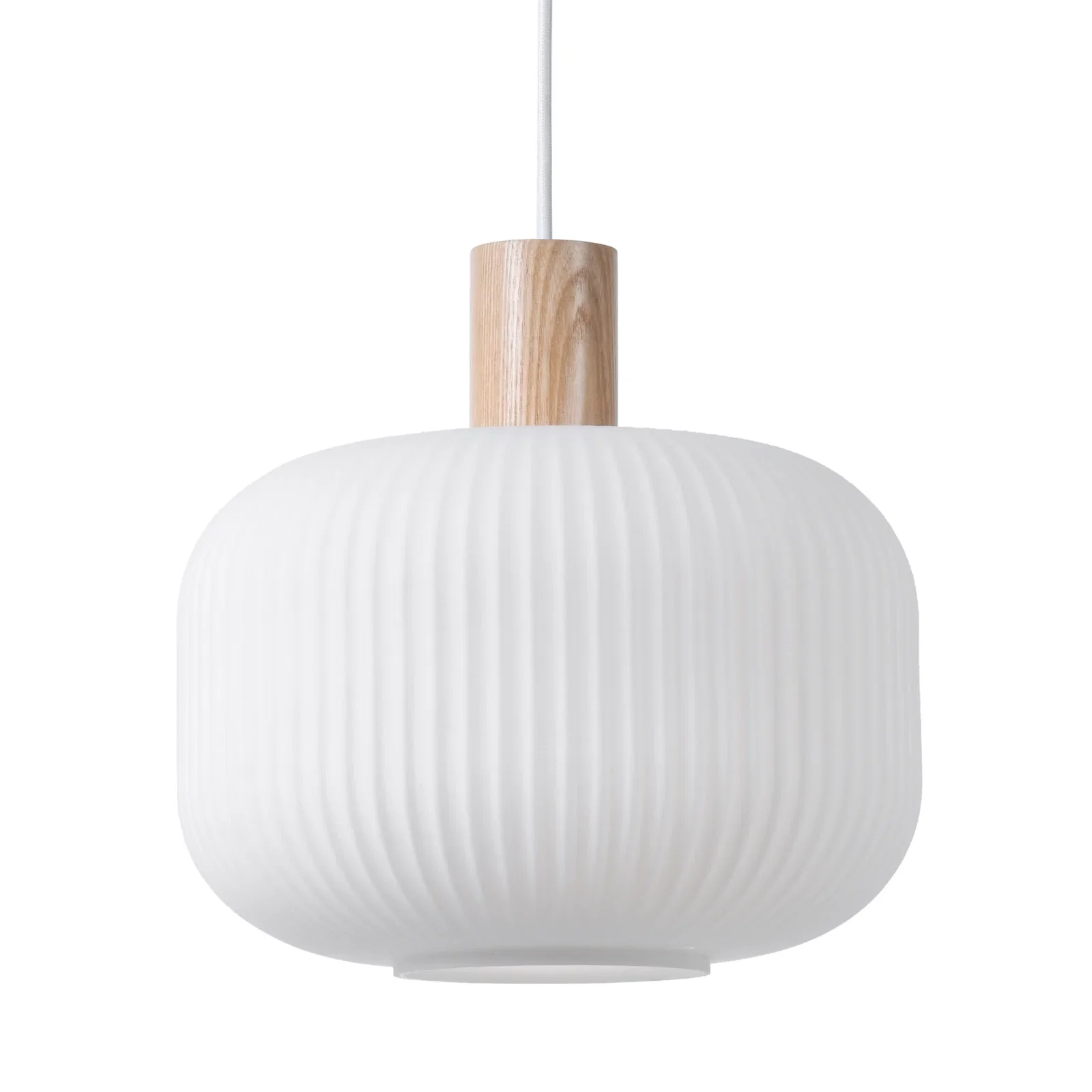 Fair ceiling lamp Ø30 cm Frosted glass-ash
