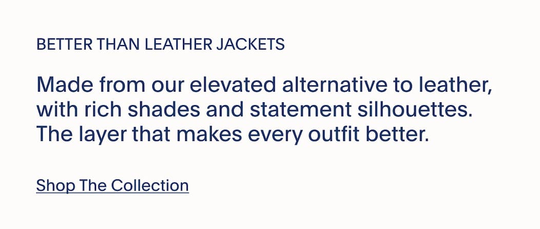SHOP BETTER THAN LEATHER COLLECTION
