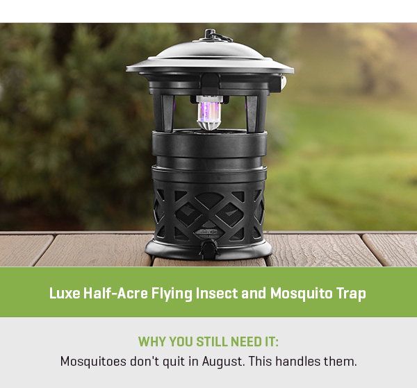 Luxe Half-Acre Flying Insect and Mosquito Trap