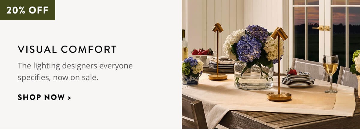 Visual Comfort: The lighting designers everyone specifics, now on sale. Shop now.