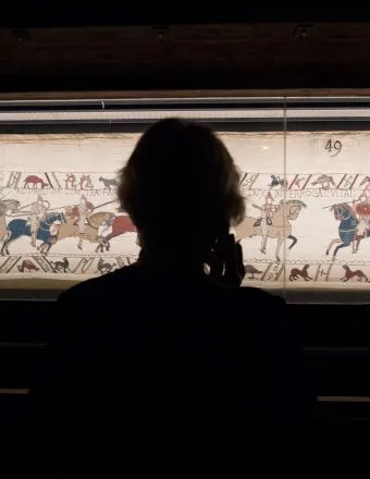 Was the Bayeux Tapestry Designed for Mealtime Reading?