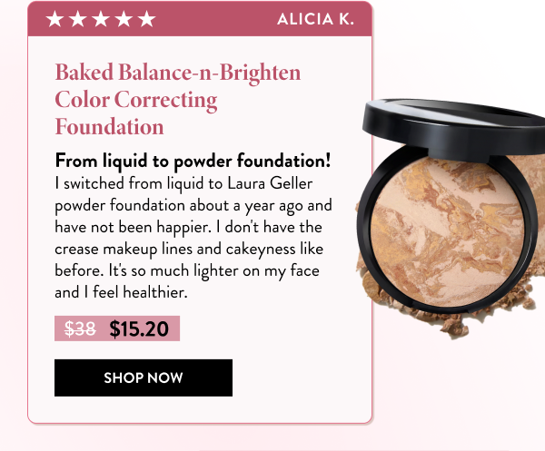 Baked Balance-n-Brighten Color Correcting Foundation | Shop Now