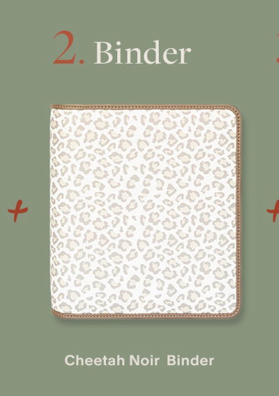 Binder: Cheetah Noir Binder.