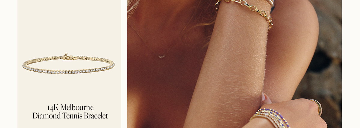 !4k Melbourne Diamond Tennis Bracelet