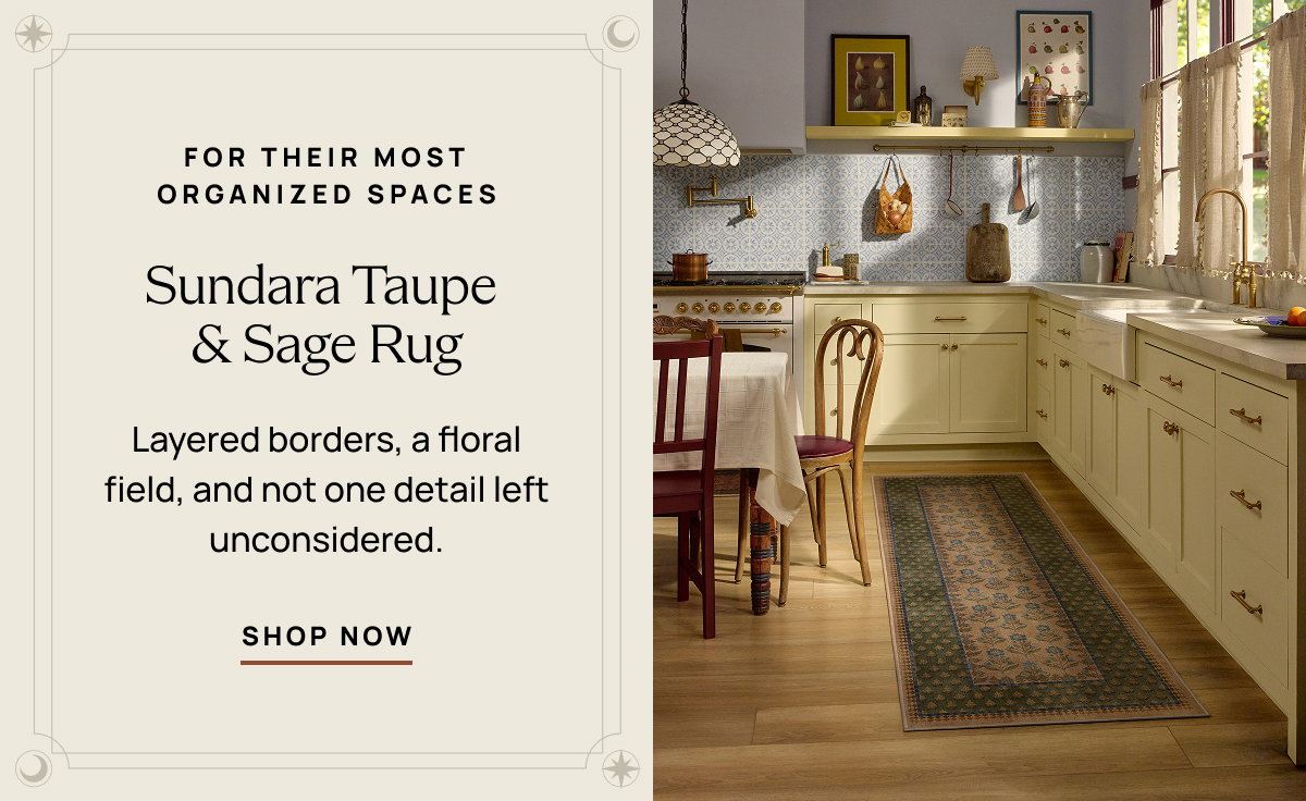 Sundara Taupe & Sage Rug | Shop Now 
