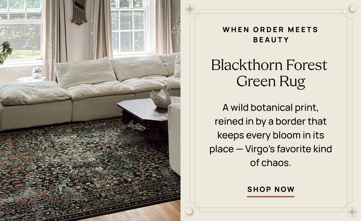 Blackthorn Forest Green Rug | Shop Now 
