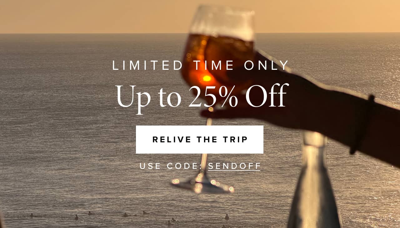 Limited time only- up to 25% off