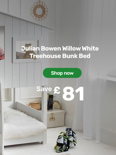 Julian Bowen Willow White Treehouse Bunk Bed