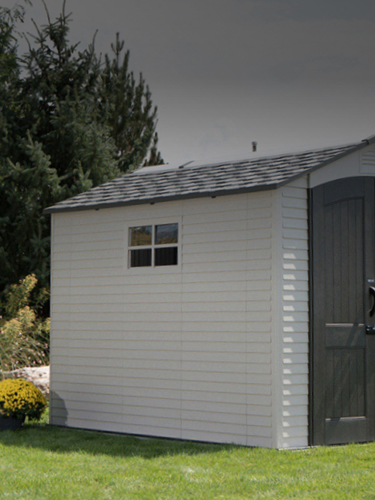 Lifetime Products 7 x 9.5ft Tan Outdoor Storage Shed