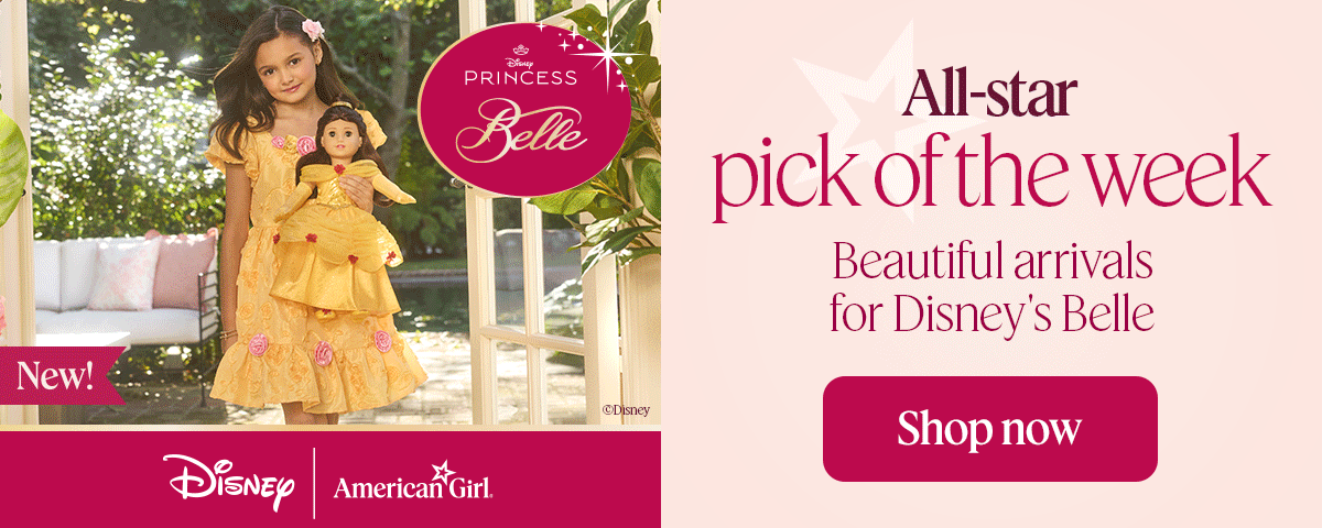 all star pick of the week. Beautiful arrivals for Disneys Belle. Shop Now