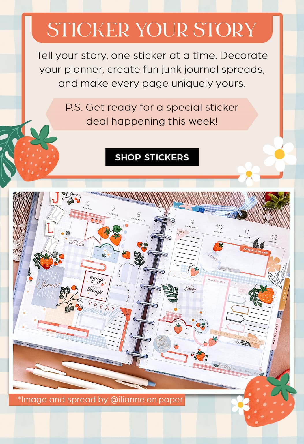 Sticker Your Story. Shop Stickers