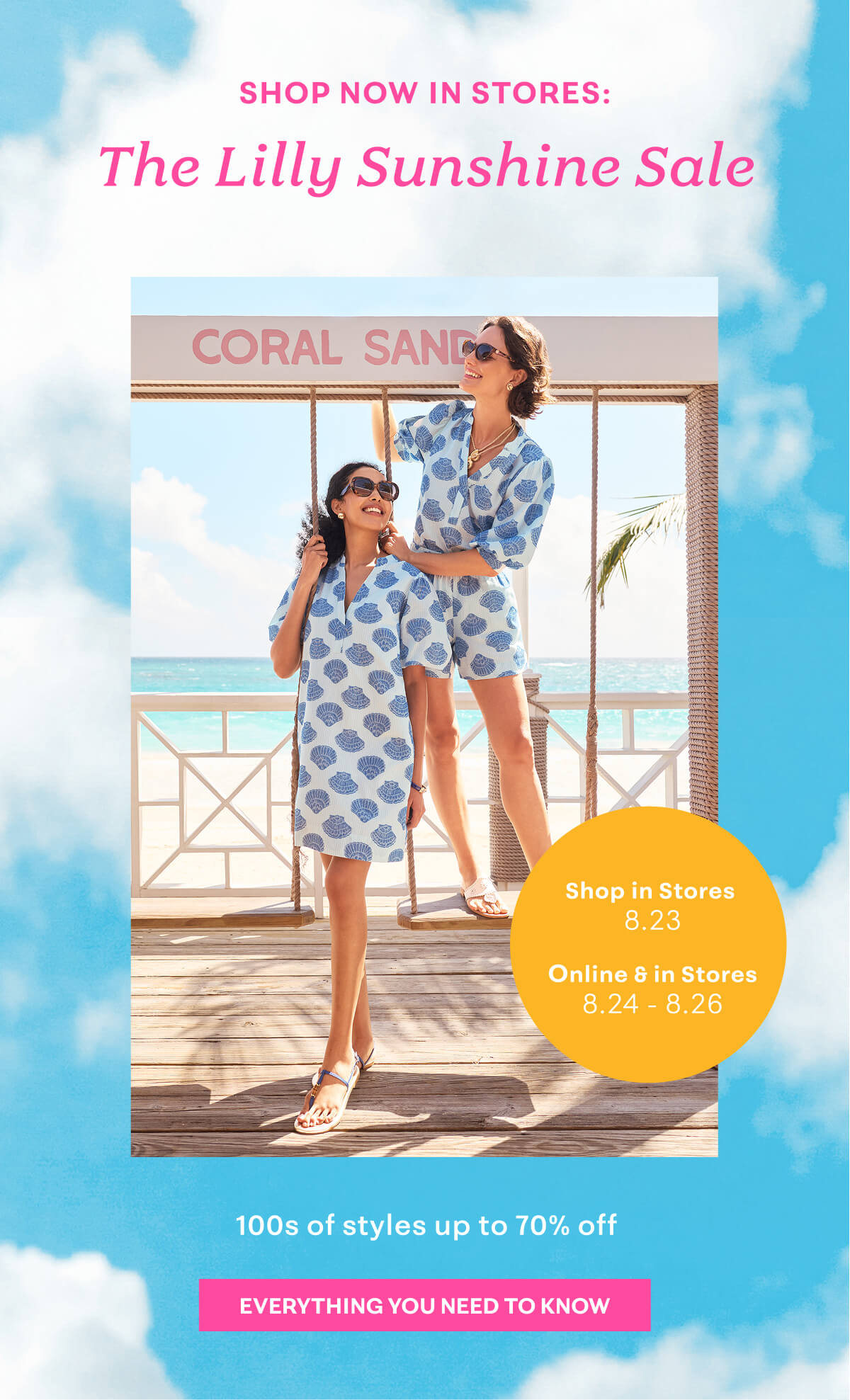 The Lilly Sunshine Sale