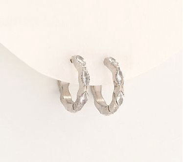 Steel by Diamonique Hoop Earring
