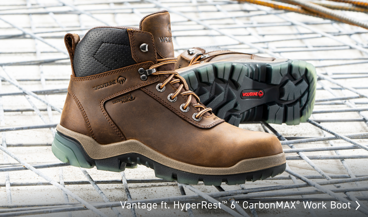 Wolverine - Vantage ft. HyperRest™ 6-inch CarbonMAX® Work Boot.